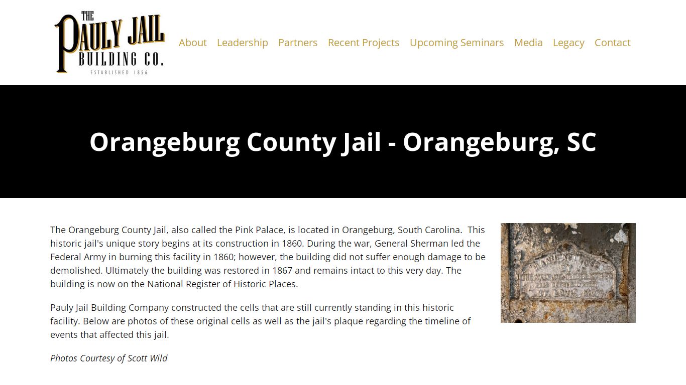 Orangeburg County Jail - Orangeburg, SC - Reliant